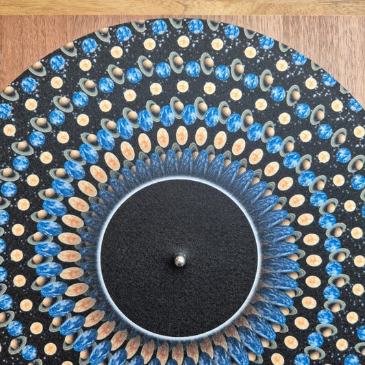 Animated Zoetrope Slipmat — 12″ Optical Illusion Turntable Mat